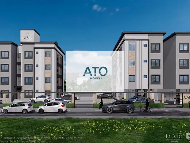 Apartamento 2 quartos e 2 banheiros, à venda, no bairro Areias em Tijucas