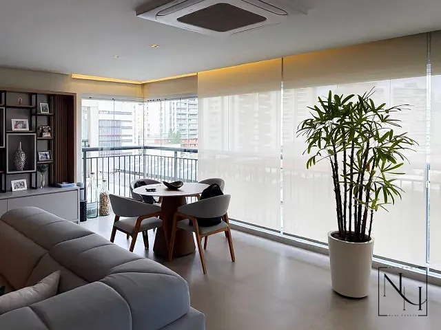 Apartamento com 213m² 3 quartos e 5 banheiros, para alugar, no bairro Brooklin em São Paulo
