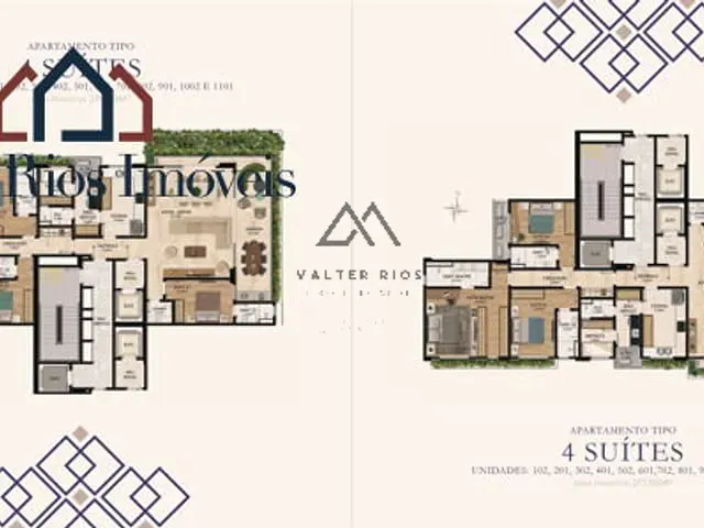 Apartamento com 217m² 4 quartos e 5 banheiros, à venda, no bairro Cidade Nova em Ilhéus