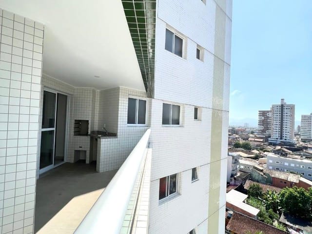 Apartamento com 129m² 2 quartos e 1 banheiro, à venda, no bairro Guilhermina em Praia Grande
