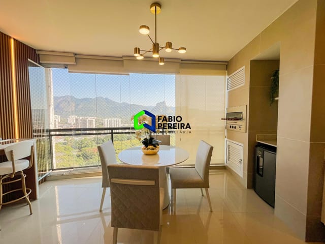 Apartamento com 144m² 3 quartos e 4 banheiros, à venda, no bairro Barra Olímpica em Rio de Janeiro