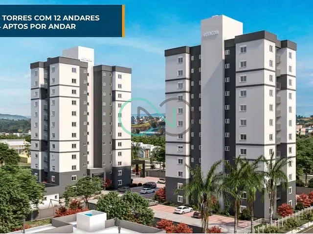 Apartamento 2 quartos e 1 banheiro, à venda, no bairro Centro em Campo Bom