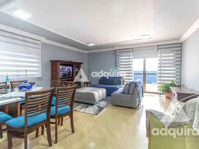 Apartamento com 160m² 3 quartos e 2 banheiros, à venda, no bairro Centro em Ponta Grossa