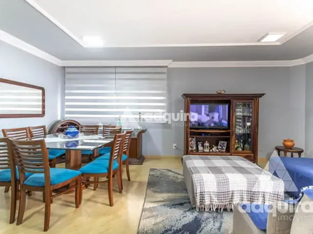 Apartamento com 160m² 3 quartos e 2 banheiros, à venda, no bairro Centro em Ponta Grossa