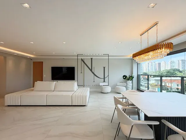 Apartamento com 168m² 2 quartos e 4 banheiros, à venda, no bairro Campo Belo em São Paulo