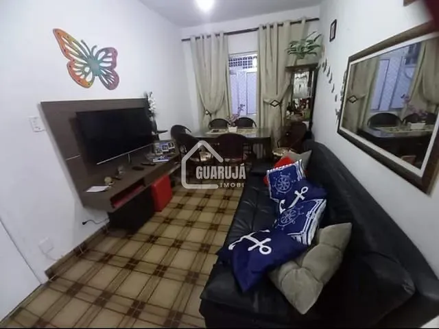 Apartamento com 82m² 2 quartos e 1 banheiro, à venda, no bairro Vila Alzira em Guarujá