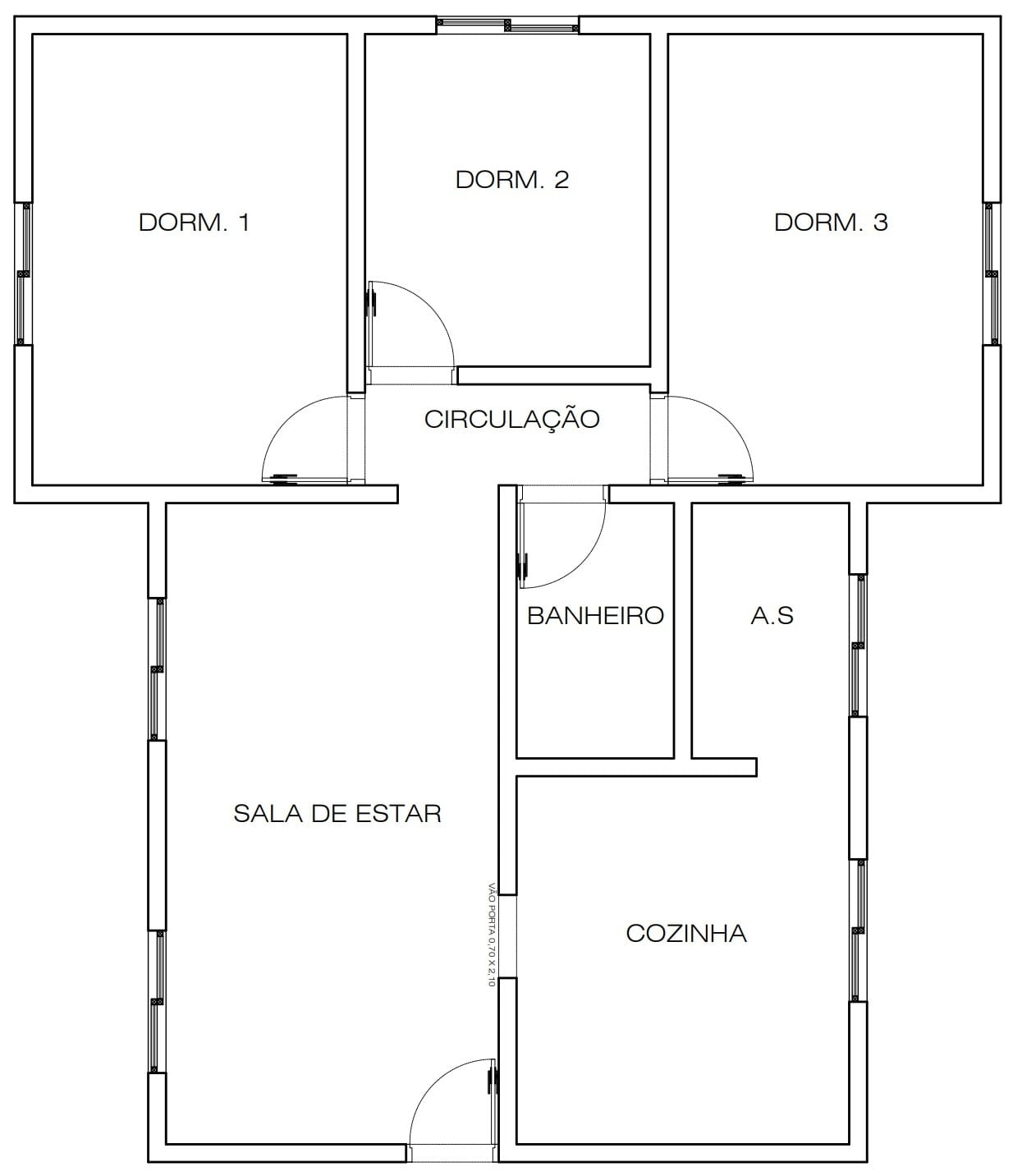 Apartamento, 3 quartos, 60 m² - Foto 12