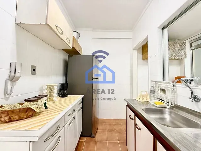 Apartamento com 90m² 2 quartos e 2 banheiros, à venda, no bairro Martim de Sá em Caraguatatuba
