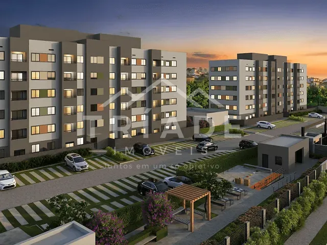 Apartamento 2 quartos e 2 banheiros, à venda, no bairro Cidade Industrial em Curitiba