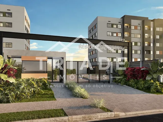 Apartamento 2 quartos e 2 banheiros, à venda, no bairro Cidade Industrial em Curitiba