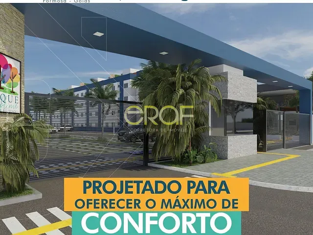 Apartamento 2 quartos e 1 banheiro, à venda, no bairro Setor de Chácaras Sul em Formosa