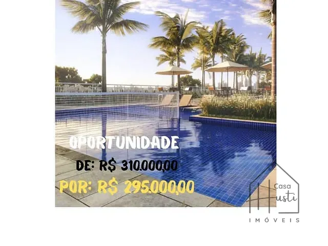 Apartamento com 56m² 2 quartos e 1 banheiro, à venda, no bairro Itapark Residencial - Golden Park Eco Vida em Vargem Grande Paulista
