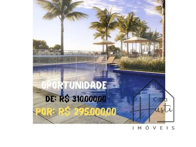 Apartamento com 56m² 2 quartos e 1 banheiro, à venda, no bairro Itapark Residencial - Golden Park Eco Vida em Vargem Grande Paulista