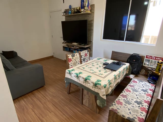 Apartamento 2 quartos e 1 banheiro, à venda, no bairro Rosimeire (Justinópolis) em Ribeirão das Neves