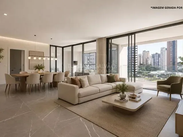 Apartamento com 227m² 3 quartos e 5 banheiros, à venda, no bairro Ecoville em Curitiba