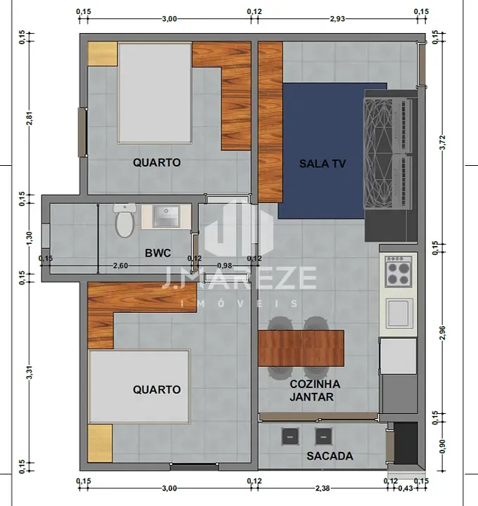 Apartamento, 2 quartos, 51 m² - Foto 20