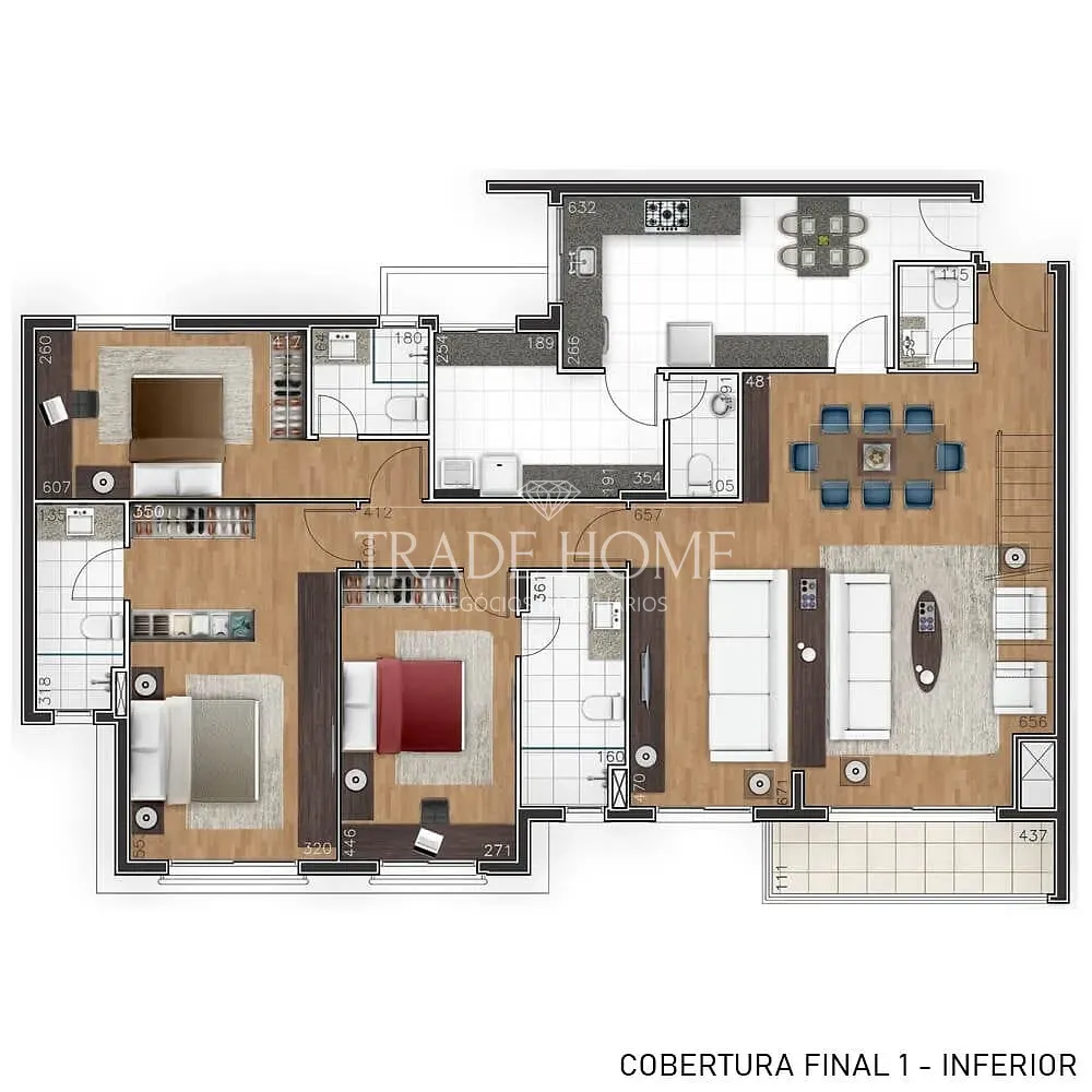 Apartamento, 3 quartos, 144 m² - Foto 7