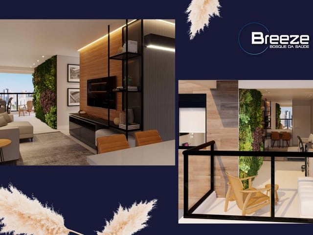 Apartamento 3 quartos e 2 banheiros, à venda, no bairro Bosque da Saúde em São Paulo