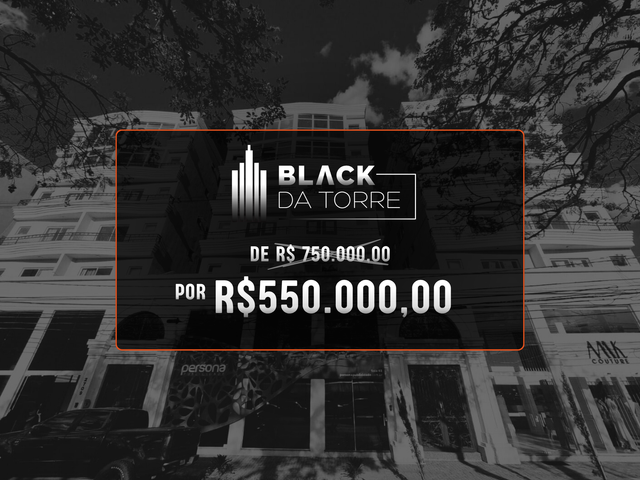 OPORTUNIDADE na BLACK DA TORRE: De R$ 750.000 por R$ 550.000! Apartamento Garden com 3 suítes à Venda, 2 vagas, Churrasqueira, Oficinas.