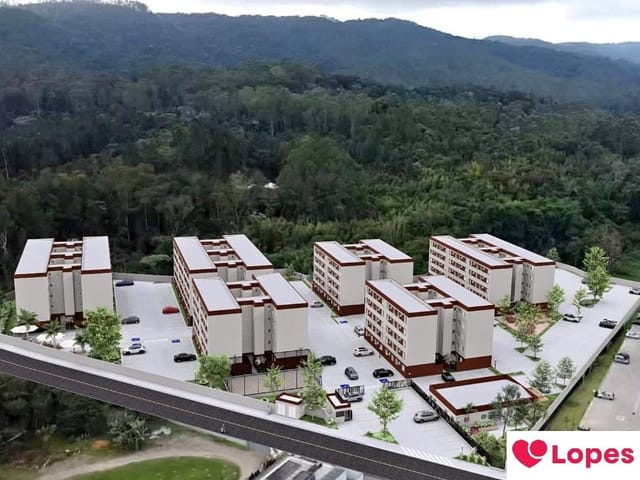 Apartamento 2 quartos e 1 banheiro, à venda, no bairro Botujuru em Mogi das Cruzes