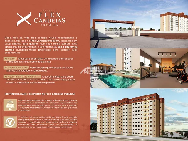 Apartamento 2 quartos e 1 banheiro, à venda, no bairro Candeias em Vitória da Conquista