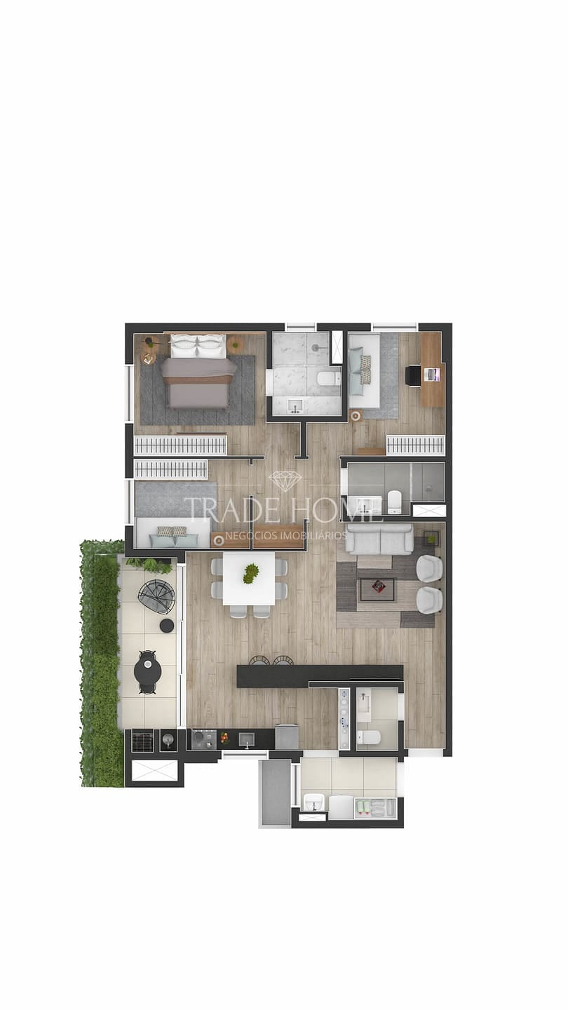 Apartamento, 3 quartos, 106 m² - Foto 76