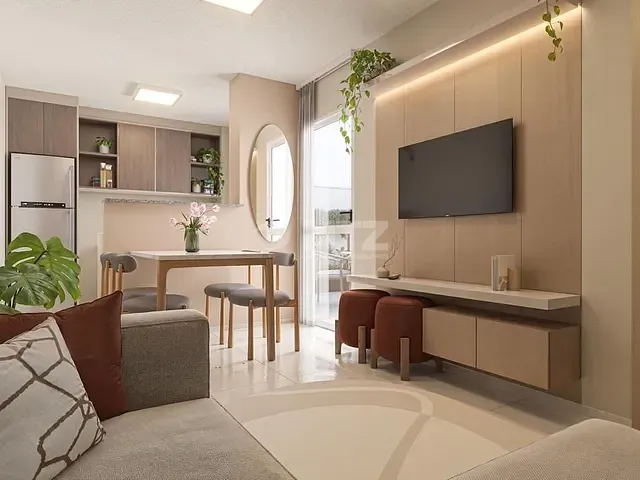 Apartamento 2 quartos e 1 banheiro, à venda, no bairro Conjunto Residencial Frei Fidelis em Botucatu
