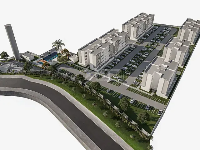 Apartamento 2 quartos e 1 banheiro, à venda, no bairro Conjunto Residencial Frei Fidelis em Botucatu