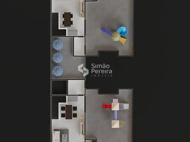 Apartamento 3 quartos e 2 banheiros, à venda, no bairro Benfica em Juiz de Fora