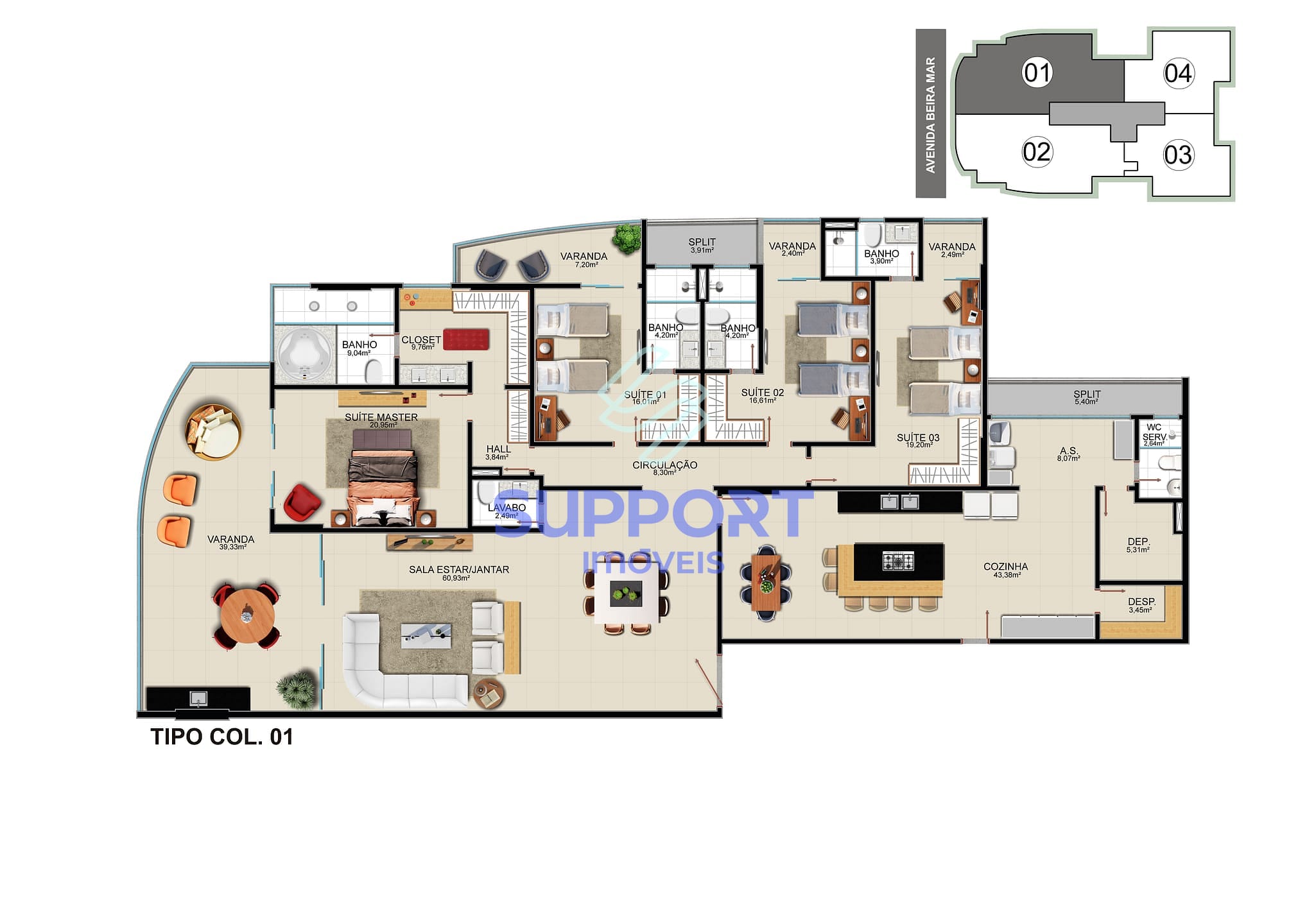 Apartamento, 4 quartos, 206 m² - Foto 24