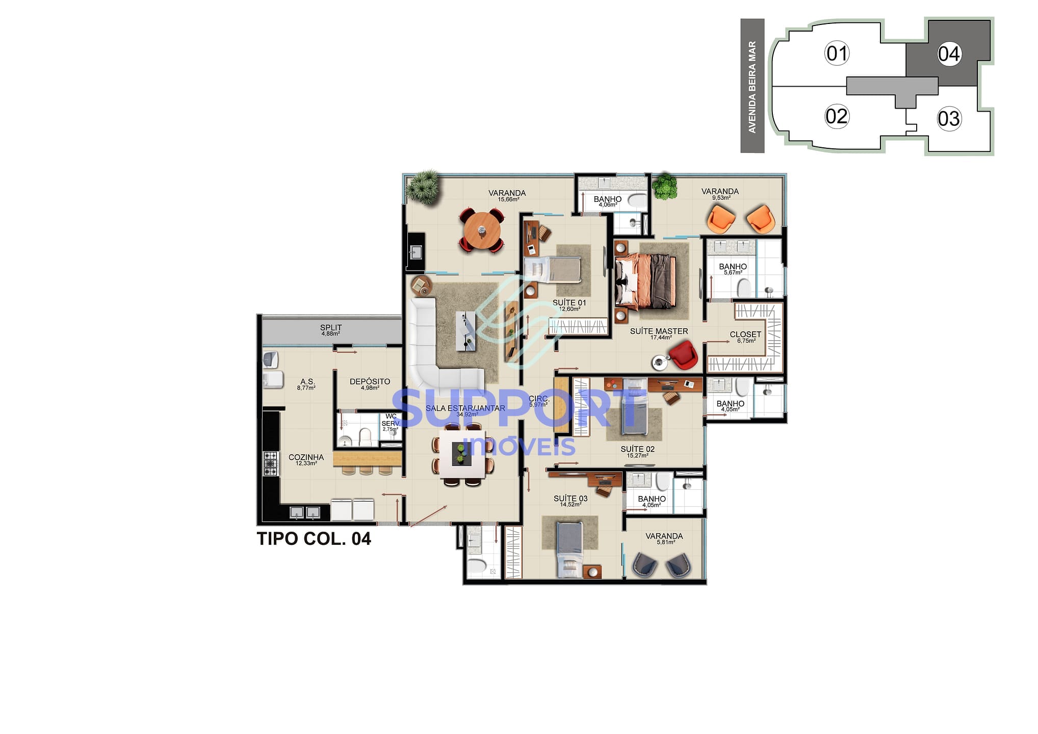 Apartamento, 4 quartos, 206 m² - Foto 27