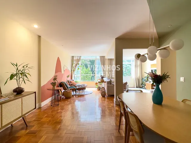 Apartamento com 140m² 2 quartos e 3 banheiros, à venda, no bairro Leme em Rio de Janeiro