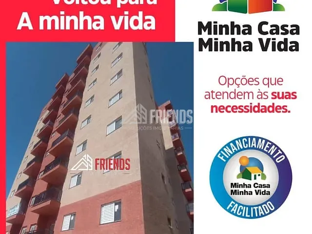 Apartamento com 39m² 2 quartos e 1 banheiro, à venda, no bairro Jardim Eliane em São Paulo