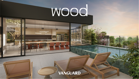 Perspectiva do Apartamento - Apartamento na planta à venda, Edifício WOOD , 70m² úteis, 02 quartos sendo 1 suíte, próximo UEL, shopping Catuaí- Terra Bonita- Londrina Pr. | Taive