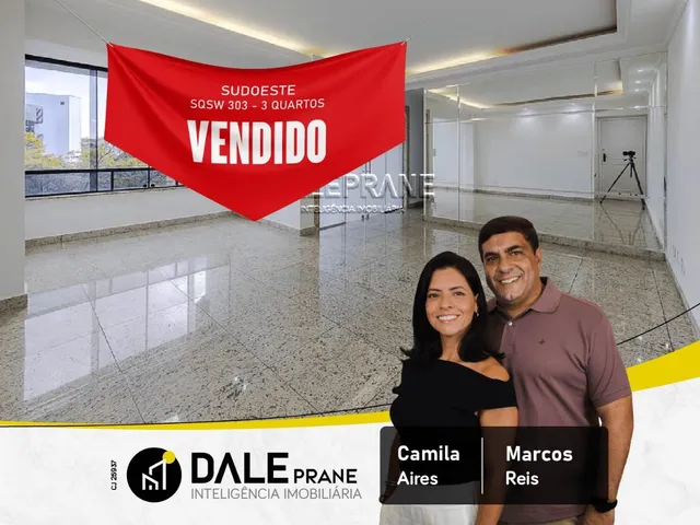Apartamento com 156m² 3 quartos e 3 banheiros, à venda, no bairro Setor Sudoeste em Brasília