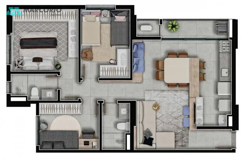 Apartamento, 3 quartos, 80 m² - Foto 15