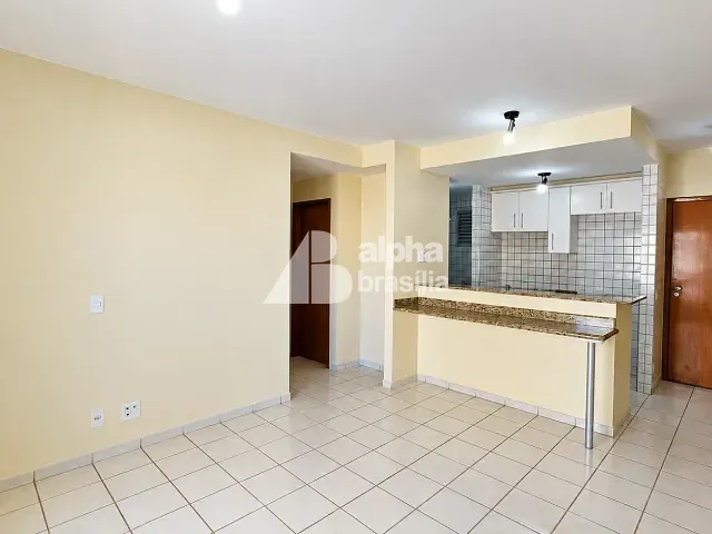 Apartamento com 61m² 1 quarto e 2 banheiros, para alugar, no bairro Norte em Águas Claras