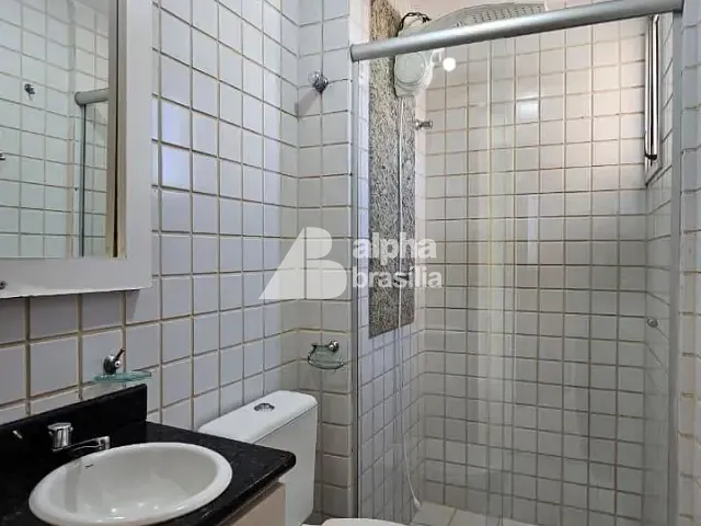 Apartamento com 61m² 1 quarto e 2 banheiros, para alugar, no bairro Norte em Águas Claras