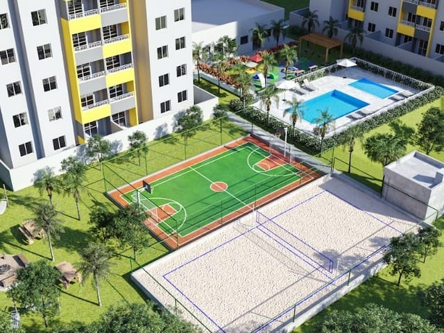 Apartamento 2 quartos e 1 banheiro, à venda, no bairro Mogi Moderno em Mogi das Cruzes