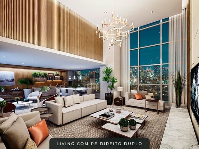 Foto do Apartamento - Apto em construção – Ed. TORRE BLANCA, c/ área útil de 225m². Sala com pé direito duplo, 3 suítes, 3 vagas – R. Ernâni Lacerda de Athayde, 655 – Gleba Palhano | EVIDÊNCIA Imóveis