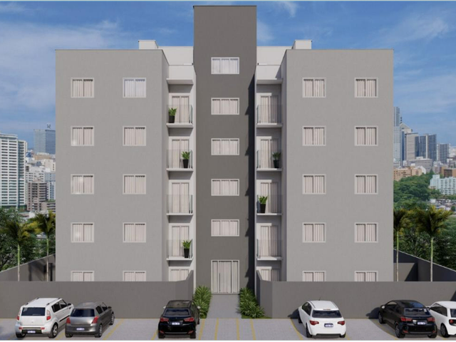 Apartamento 2 quartos e 1 banheiro, à venda, no bairro Parque Xangri-Lá em Contagem