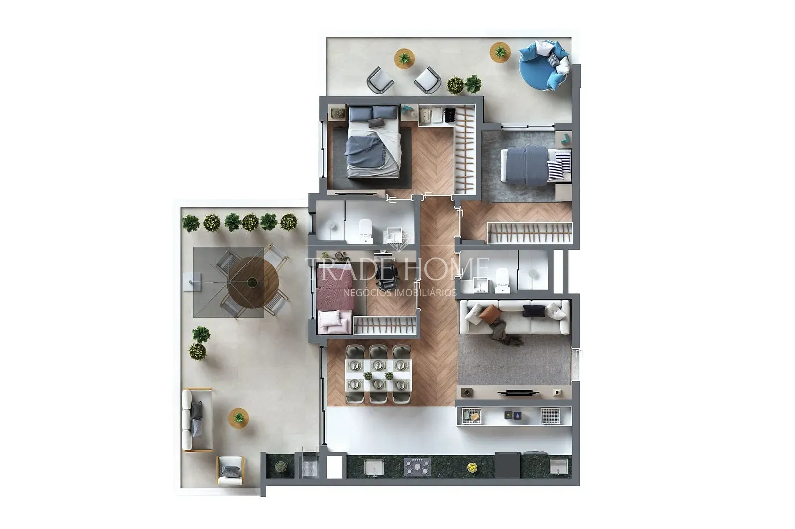 Apartamento, 2 quartos, 74 m² - Foto 30