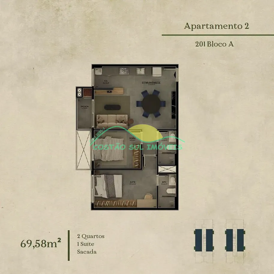 Apartamento, 2 quartos, 69 m² - Foto 21