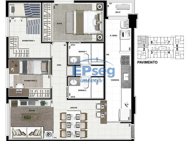 Apartamento com 112m² 3 quartos e 1 banheiro, à venda, no bairro Veraliz em Londrina
