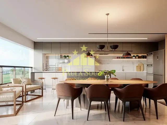 Apartamento 3 quartos e 2 banheiros, à venda, no bairro Jardim Paulista em Bauru