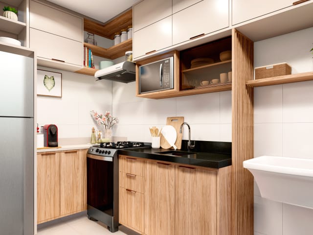 Apartamento com 46m² 2 quartos e 1 banheiro, à venda, no bairro Jardim de Alá (Justinópolis) em Ribeirão das Neves