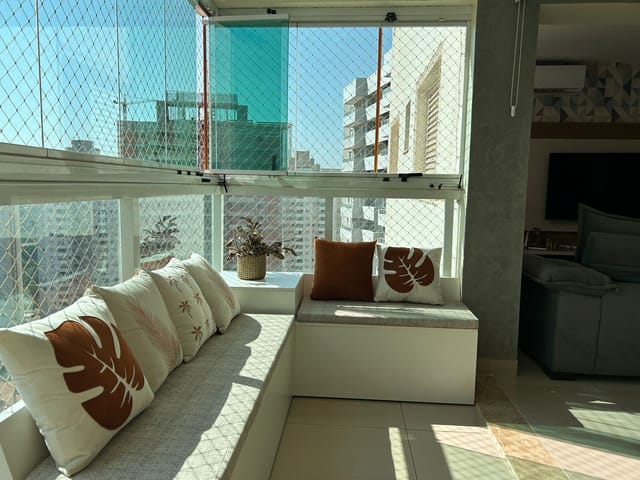 Apartamento com 108m² 3 quartos e 4 banheiros, à venda, no bairro Village Veneza em Goiânia