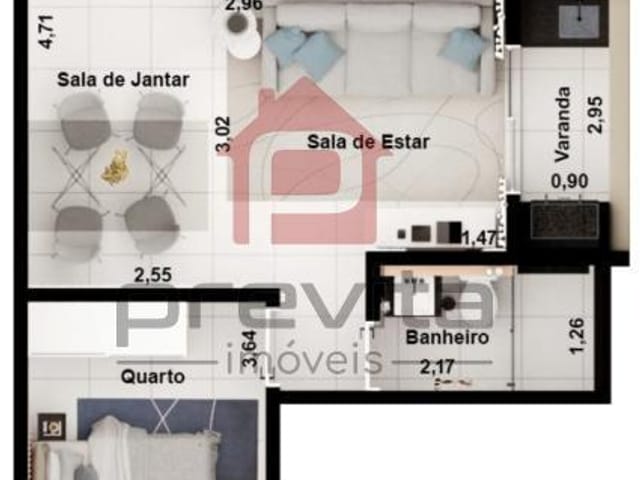 Foto do Apartamento - Apartamento para Venda em Taubaté / SP no bairro Vista Alegre | Previta Imóveis
