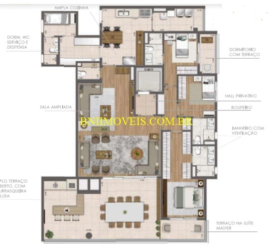 Apartamento, 3 quartos, 200 m² - Foto 15