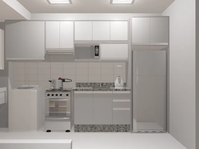 Apartamento com 71m² 2 quartos e 1 banheiro, para alugar, no bairro Vale dos Tucanos em Londrina